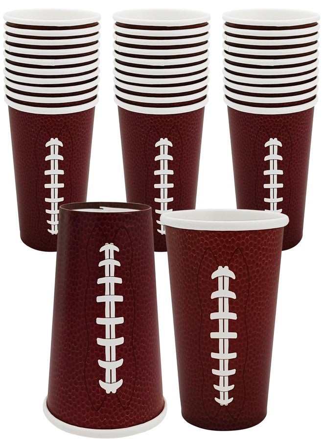 EaciTown Football Beverage Cups - Game Day & Party Cups (30) With Football Design, Perfect for Birthdays & Baby Showers - Image 1